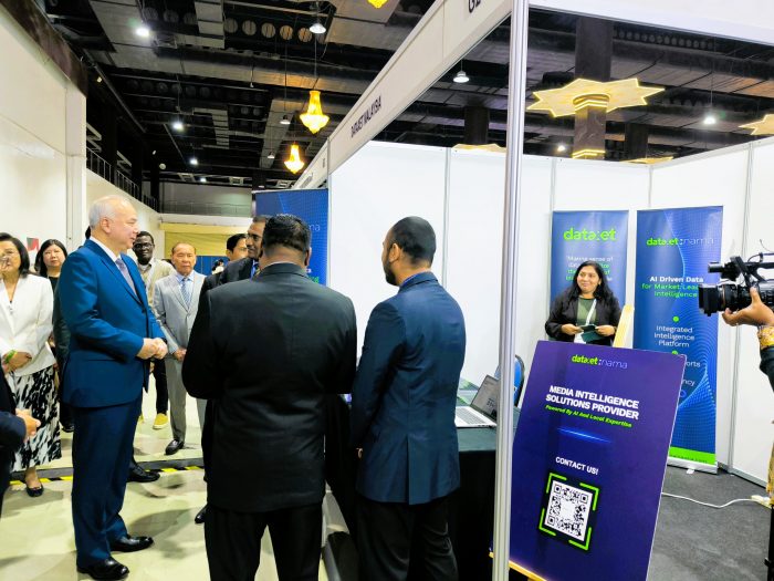 Dataxet Malaysia booth at GPRCF 2025 showcased AI-driven insights, enhancing Malaysia’s PR with credibility, responsibility, and real-time intelligence.